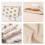 Storage Bag Soft Cotton Infant Bed Rail Storage Organizer-A05 3