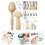Sewing Repair Set Includes Eggs Shape Wooden Knitting Tool 2