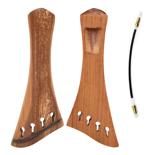 Wood Tailpiece Featuring Tail Cord to Improve Musical Expression 1