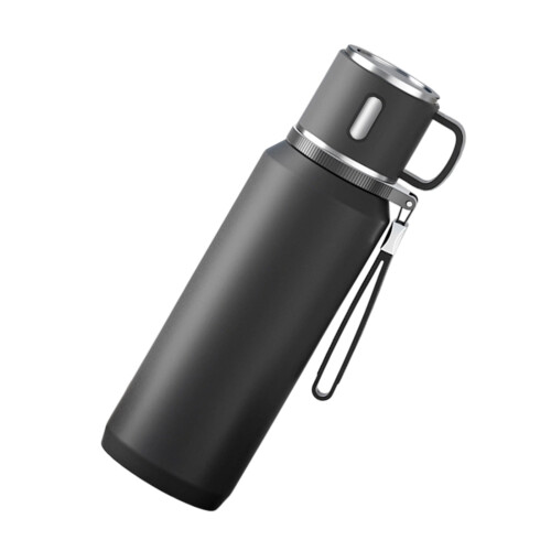 Large Capacity Insulated Bottles Food Safe Nonrust-800ml Black