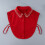 Detachable Pearls Beads Collar For Elegant Look Soft-Blue 5