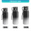 Large Nonrust Steel Water Flasks Advanced Insulation-600ml 1 5