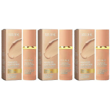 (3pcs) Makeup Liquid-Foundation Lightweight Flaw-less Coverage-Foundation Makeup Accessories