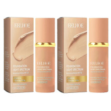 (2pcs) Makeup Liquid-Foundation Lightweight Flaw-less Coverage-Foundation Makeup Accessories