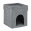Stool for cat cave in grey 1