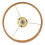 Three-legged floor lamp in white & gold 6