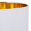 Three-legged floor lamp in white & gold 7