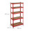 Storage shelf red 4