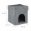 Stool for cat cave in grey 4