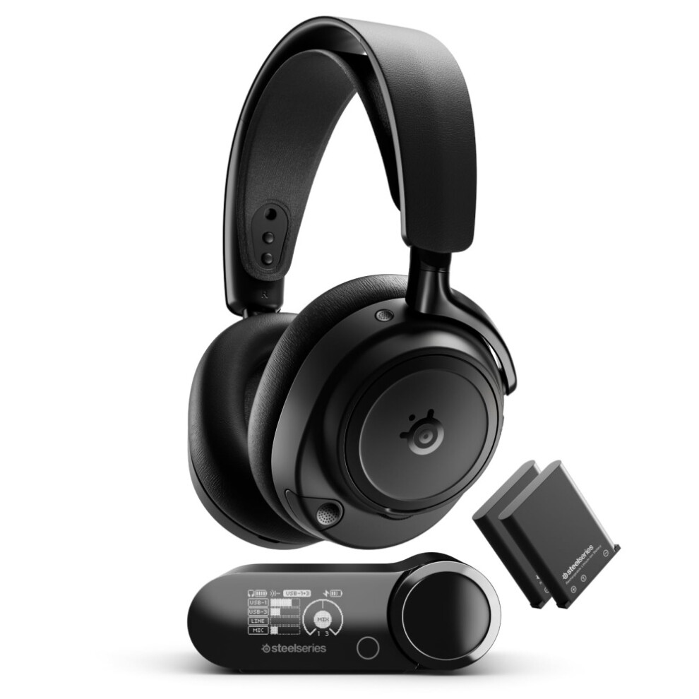 Steelseries Arctis Nova Elite Wireless 7.1 Gaming Headset - Black, Black - Image 2
