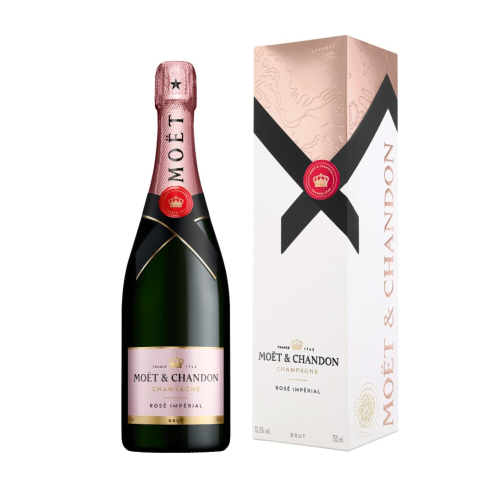 Moã«T & Chandon Rosã© Impã©Rial Champagne, Gift Box, 75Cl 46060891