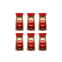 Kenco Smooth Instant Coffee 200g (Pack of 6 Jars, Total 1.2kg)