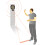 winmau WINMAU Darts – Darts Oche – High Visibility Throw Line Marker - 5