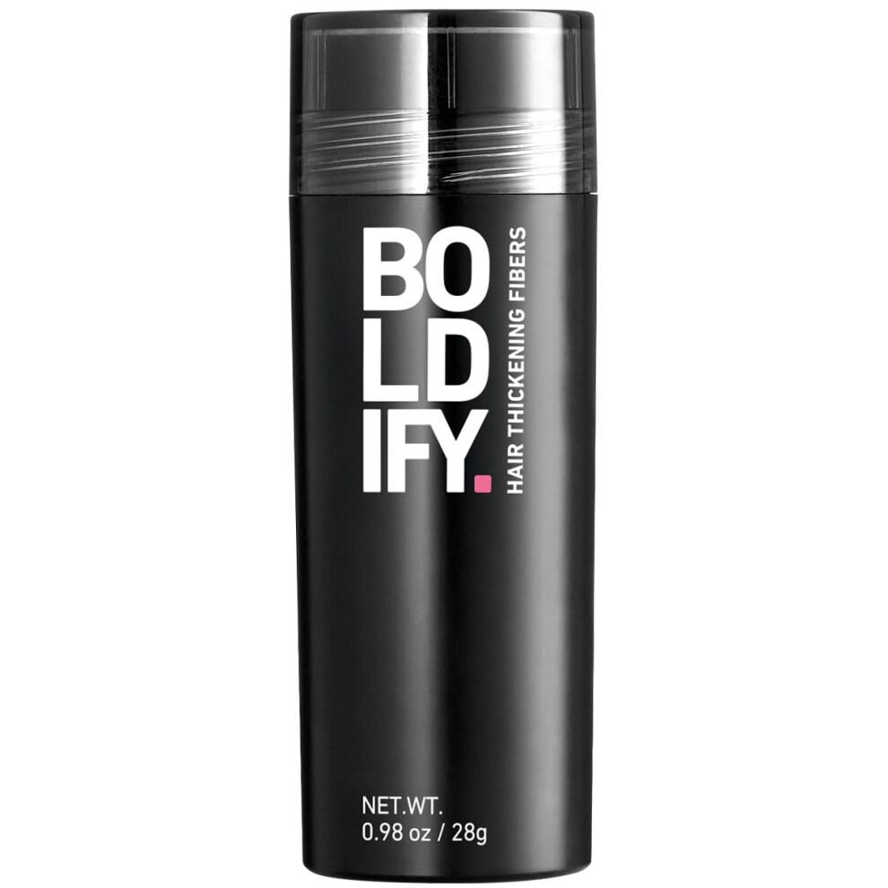 Boldify Black Hair Fibres (28G) - Fill In Thinning And Fine Hair For An Instantly Fuller, Thicker Look - 14 Shades For Women And Men
