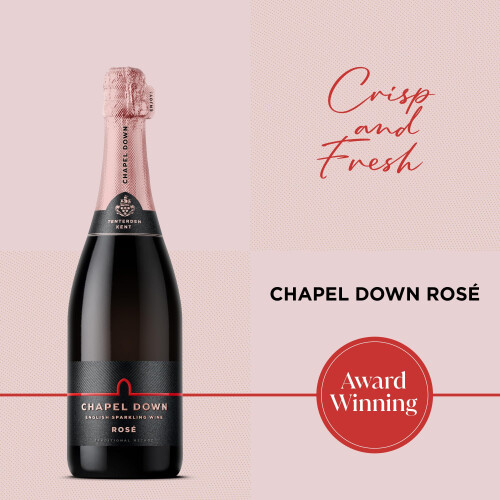 Chapel Down Rosé | English Sparkling Wine | 75cl Bottle 1