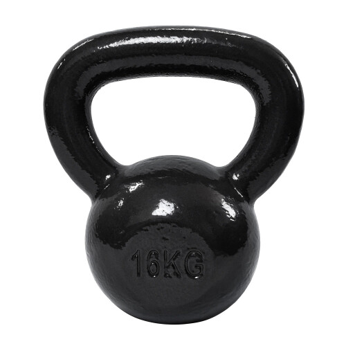 Amazon Basics Kettlebell en fonte 16 kg, Noir
