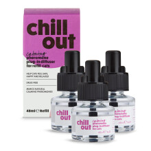 Itch - Chill Out Pack of 3 x 30-Day Refill for Cats - Calming Pheromones Plug In Diffuser Refill - Anxiety and Stress Relief