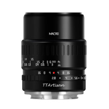 TTArtisan 40mm Macro F2.8 Metal Bodied Lens Compatible with Fuji X Mount - Black
