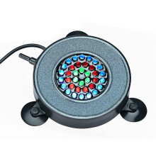 TOWEAR Aquarium Air Stone Fish Tank LED Air Stone Bubble Light with 36 LED lamp Beads, Auto Chaging Color, Support to Connect Aquarium Air Pump