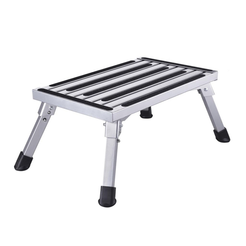 Folding Step Stool Aluminum Telescopic Ladder Stool 150Kg Load Slipresistant Platform For Rv Kitchen 9771547006367