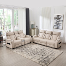 (2+3 Seater, Beige) Capri Electric Recliner 1+2+3 Seater Sofa Set
