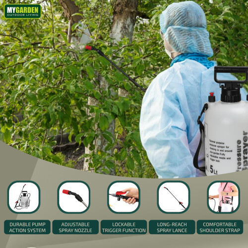 Garden Pressure Sprayer Pump Action Spray Bottle 2