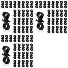 360pcs Outdoor Gutter Hooks,Reusable S Hooks,for Hanging Christmas Lights,Icicle Fairy Lights,Christmas Tree Decorations