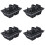 4X A Almofada de Suporte de Borracha Macia para Carro 51717065919 É Adequada para  E60 E61 e É Adequada para  Série 5 E60/61/X3 1