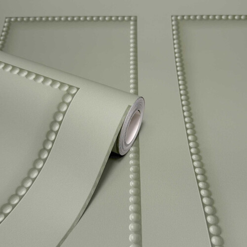 Fine Decor (Sage Green) Beaded Panel Wallpaper Fine Decor 1