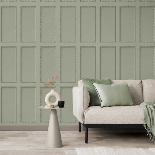 Fine Decor (Sage Green) Beaded Panel Wallpaper Fine Decor 2