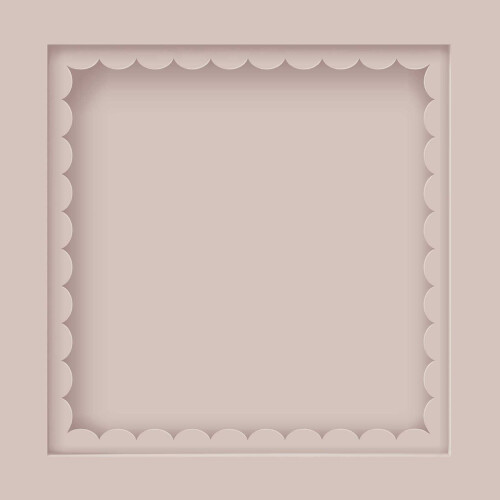 Fine Decor (Soft Pink) Scallop Panel Wallpaper Fine Decor