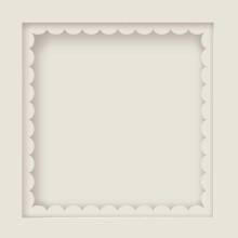 (Warm Stone) Scallop Panel Wallpaper Fine Decor