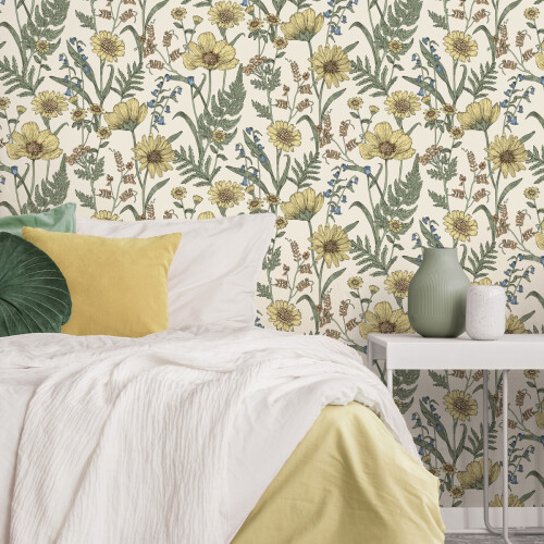 Fine Decor (Natural) Wild Meadow Wallpaper Fine Decor 2