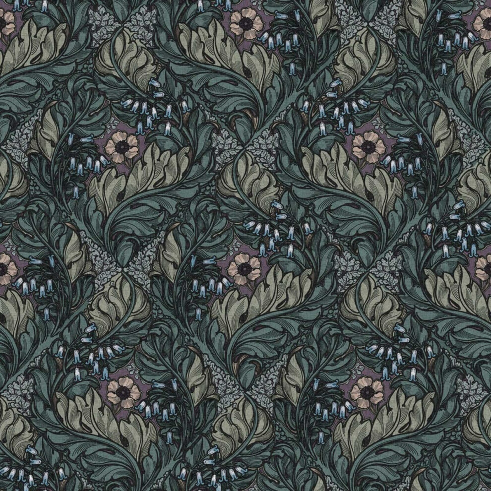 (Dark Teal) Laurence Llewelyn-Bowen Rambleicious Wallpaper 5024515251059