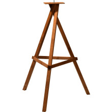 dobar 33326e Heavy Duty Pine Bird House Stand - Brown