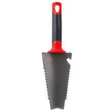 Radius Garden Root Slayer Carbon Steel Hand Shovel, Red, Trowel