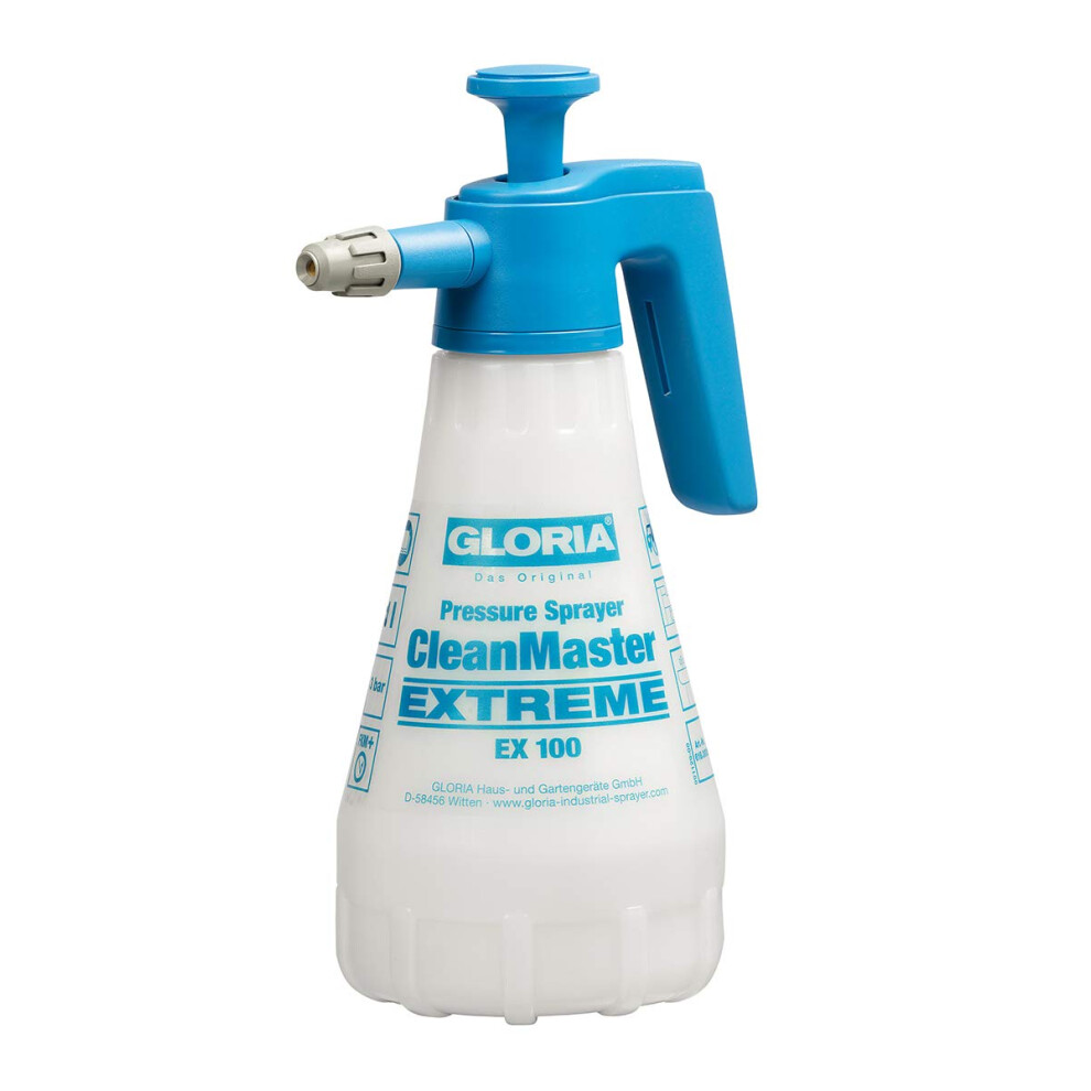 Gloria Cleanmaster Extreme Ex 100 Pressure Sprayer 1 L Pressure Sprayer Ideal For Brake And Rim Cleaners Ph 5 To 10 8000003872170