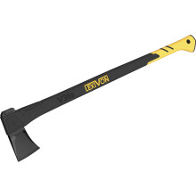 LEXIVON Axe 36" Camping Outdoor Hatchet for split medium to large fireplace wood logs, kindling & gardening, Ergonomic TPR Grip, Lightweight