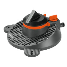 GARDENA Comfort Part and Full Circle Sprinkler Tango: circular sprinkler 2 in 1: Partial and popular rice sprinkler, water quantity and Adjustable