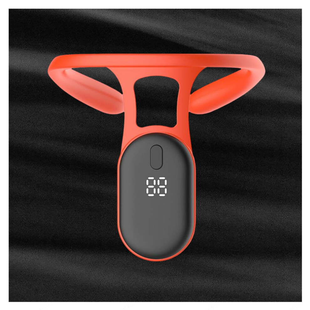 Orange Smart Posture Corrector With Vibration Reminder, Realtime Monitoring, Usb Rechargeable,