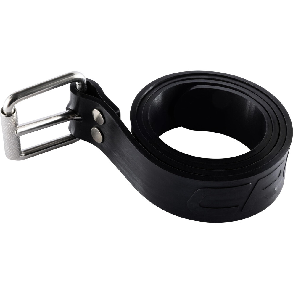 Cressi Serpent Silicone Marseillaise Belt - Silicone Marseillaise Weight Belt For Free Diving, Spear Fishing, Quick Realease Buckle, One Black