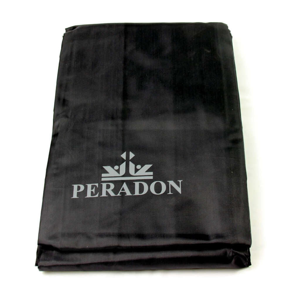 Peradon Fitted 12Ft Snooker Table Dust Cover Black