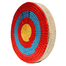 AUVIM Archery Targets for Backyard Hand-Made Straw Archery Target for Recurve Bow Compound Bow or Longbow 20 Inches Traditional Bow Arrow Target for