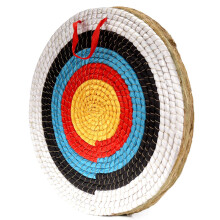 AUVIM Archery Targets for Backyard Hand-Made Straw Archery Target for Recurve Bow Compound Bow or Longbow 20 Inches Traditional Bow Arrow Target for