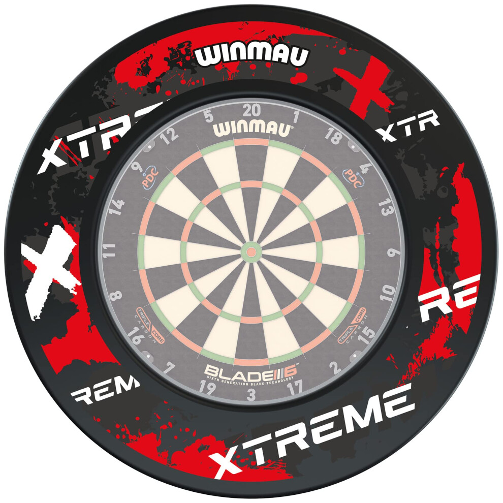Winmau Xtreme Design Dartboard Surround Red