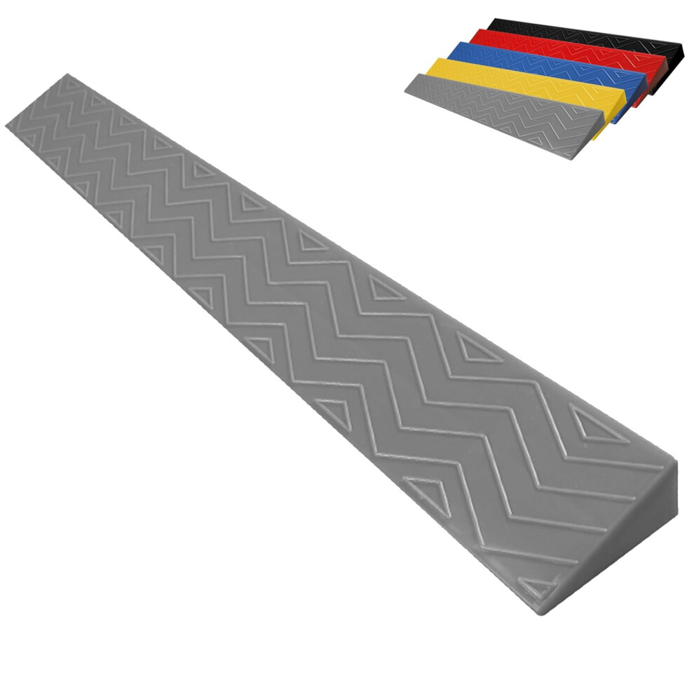 Grey Wheelchair Threshold Ramp 100X10x3cm NonâSlip Lightweight Doorway Ramp For Home And Curb