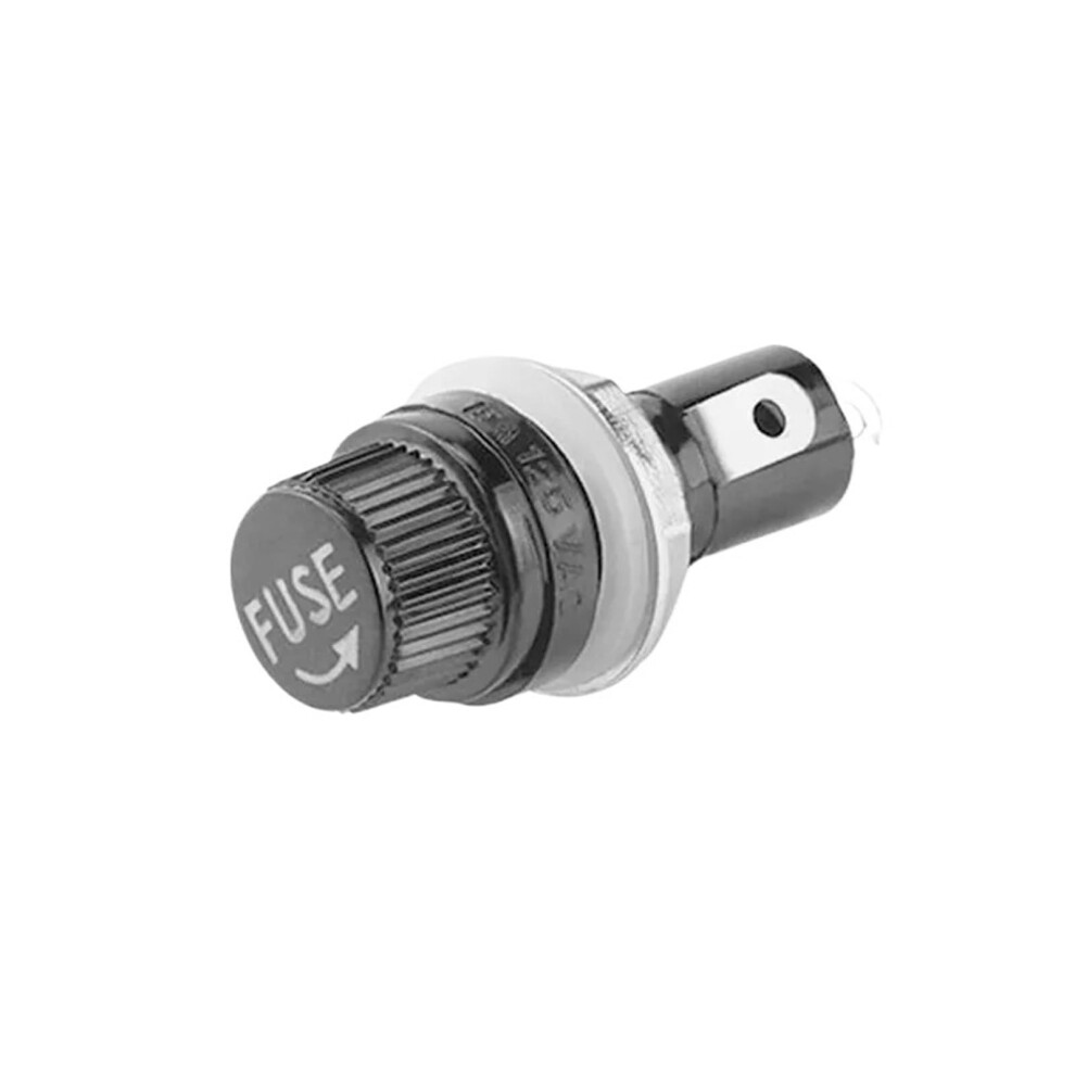 10 Pack Panel Mount Fuse Holder 5X20mm 6X30mm Dual Fuse Compatibility Quick Mount Secure Contact 9771547006916
