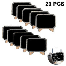 Set van 20 mini krijtbordjes met vloeibare krijtstift