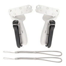 Uitgebreide versie beschermhoes voor Oculus Quest 2 Touch-controllers, inclusief hoes met batterijopening, siliconen hoesje voor VR-accessoire.