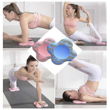 Almohadilla para rodillas de yoga resistente a la presin, gruesa, para codos, manos y mu?ecas, con soporte para el equilibrio.